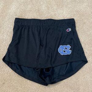 Women's Navy North Carolina Tar Heels Mesh Shorts M